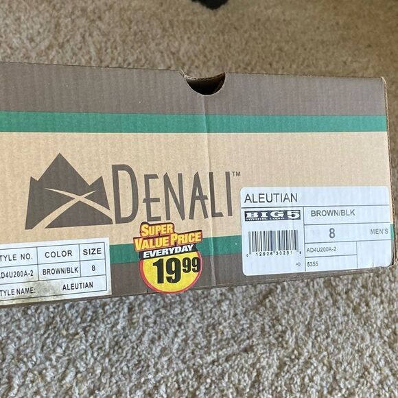 Denali Aleutian Brown Outdoor Slip On Trail Shoes Size 8 - Picture 3 of 13